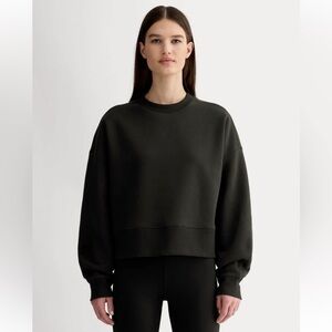 Everlane Luxe Fleece Cropped Sweatshirt